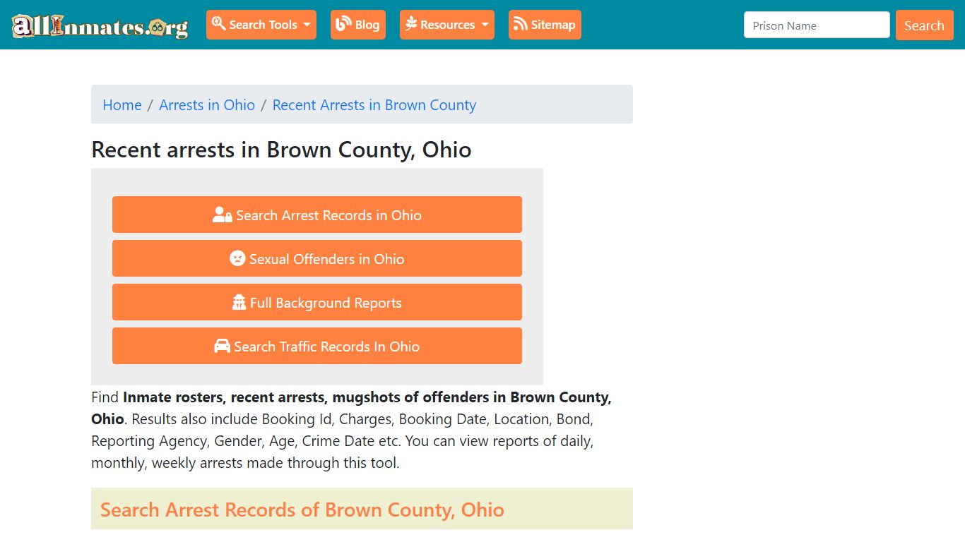 Recent arrests in Brown County, Ohio | Mugshots, Rosters, Inmates, Crimes