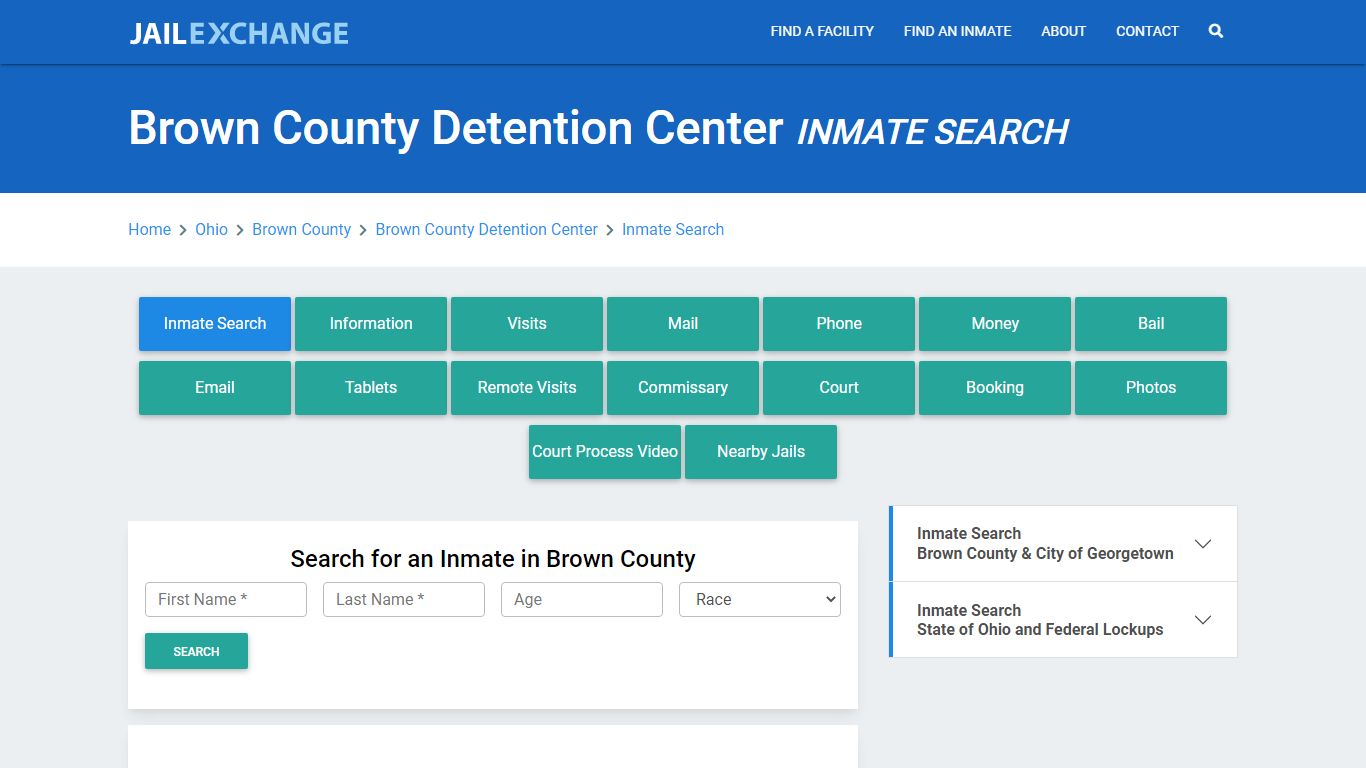 Brown County Detention Center, OH Inmate Search: Roster & Mugshots